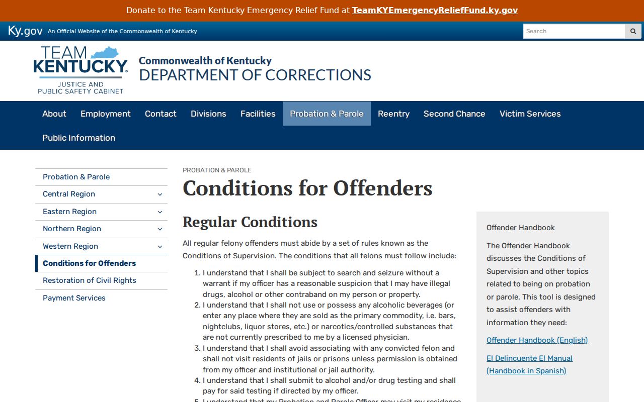 Edmonson County arrest history and Kentucky supervision information