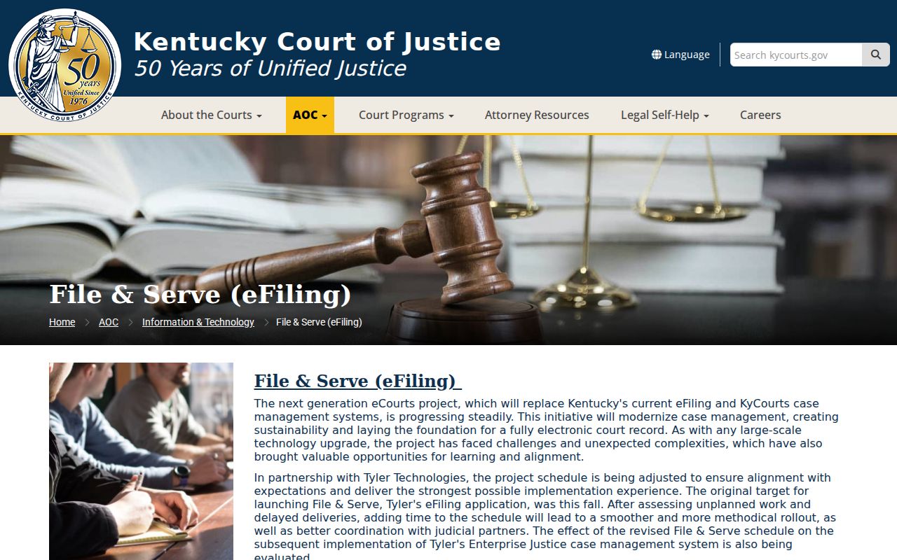 Edmonson County criminal case records and Kentucky electronic filing transition